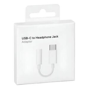 USB C TO HEADPHONE JACK - ADAPTADOR TIPO C A 3.5MM AUDIFONO