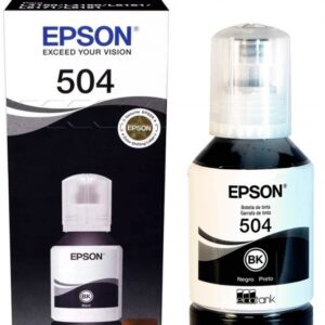 TINTA EPSON NEGRA 504 127ML - BK