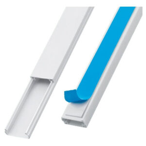 CANALETA PVC BLANCO 15mm X 10mm X2m