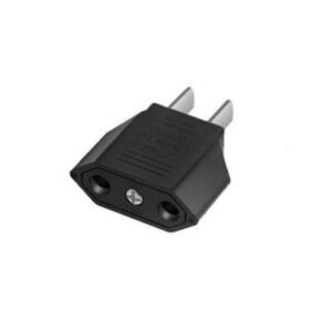 ADAPTADOR CORRIENTE 6A/250V PLUG REDONDO A PLANO