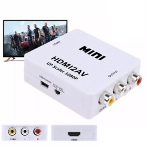 CONVERTIDOR HDMI A RCA - AV para TV BOX - DVR