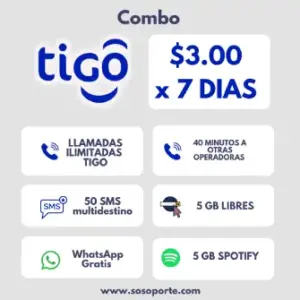 TIGO EC COMBO - X 7 DÍAS